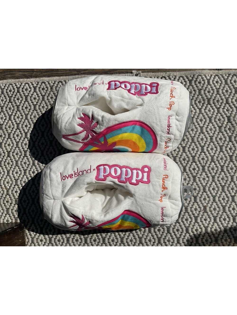 Poppi x Love Island Punch Pop Merch Can Slippers Netflix
